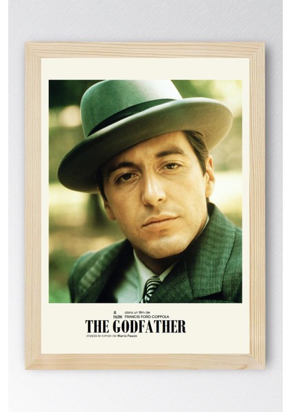 The Godfather Çerçeveli Tablo - Michael Corleone Film Posteri Tablo