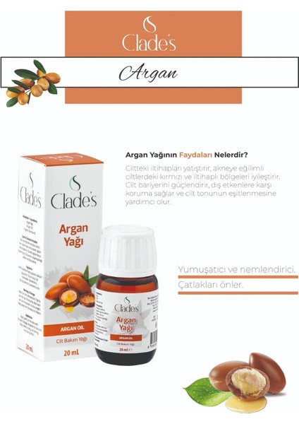 Argan Yağı 20 ml - Cilt Bakım Yağı Argan Oil