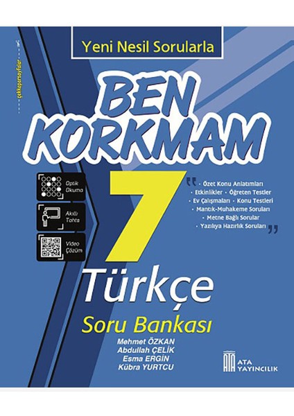 7. Sınıf Ben Korkmam Türkçe Soru Bankası