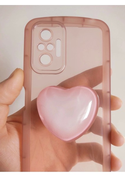 Xiaomi Redmi Note 10 Pro Popsocketli Pembe Kılıf fırsatları