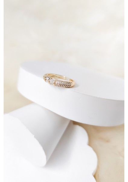 Bombeli Zirkon Taşlı Ayarlanabilir Yüzük fiyatları