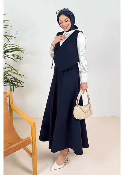 Leris Yelek Etek Ikili Takım 1346 - Lacivert fırsatları