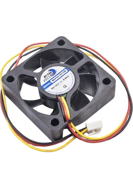 50X50X15MM 12V 0.08A Fan 3 Kablolu