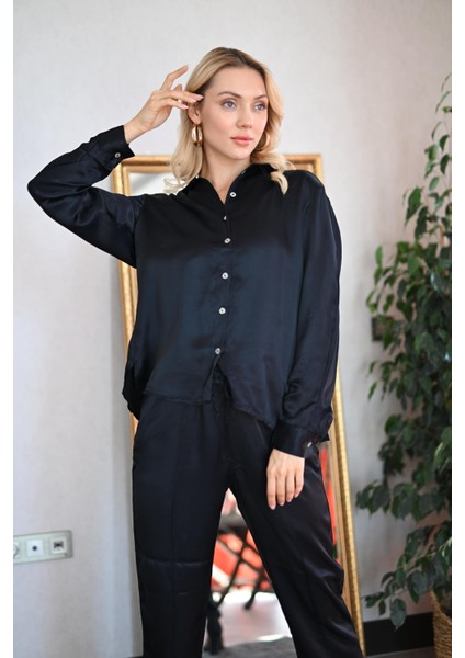 Saten Takım Siyah modelleri