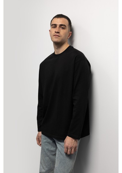 Basıc Uzun Kol T-Shırt - Siyah fiyatları