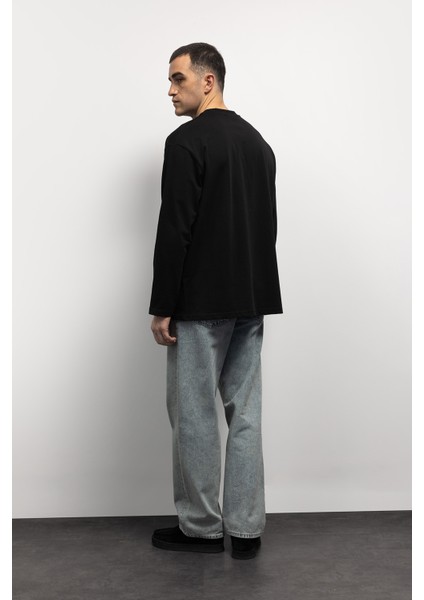 Basıc Uzun Kol T-Shırt - Siyah modelleri