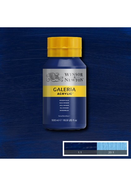 Galeria Akrilik Boya 500ML Winsor Blue (Red Shade) 706