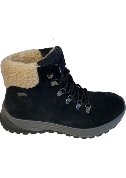 Kadın Bot 14541 22J Jacalu Letaher Upper And Ppu Sole Black