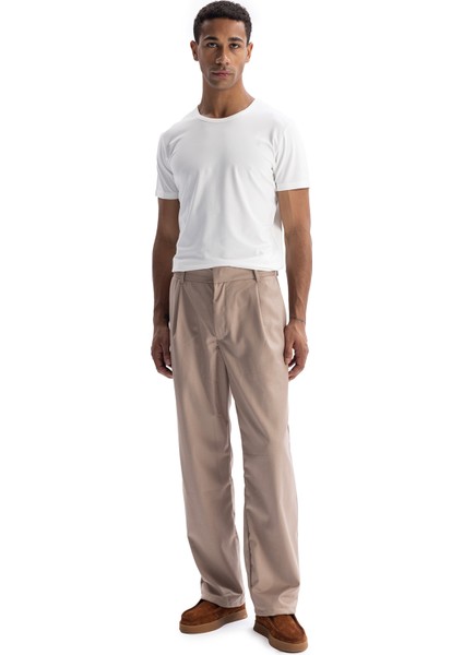 Pilili Pantolon - Bej