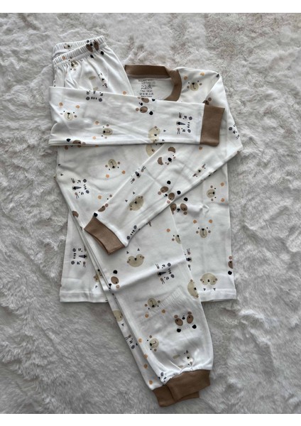 Sade Aslan Surat Desenli Pijama Takımı