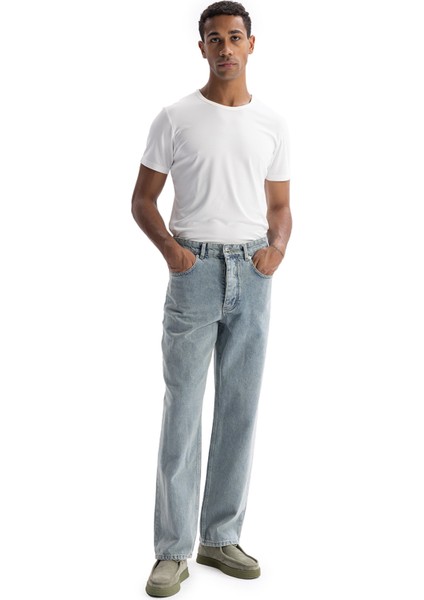 Basıc Regular Fıt Jean - Mavi