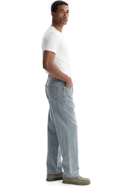 Basıc Regular Fıt Jean - Mavi fiyatları