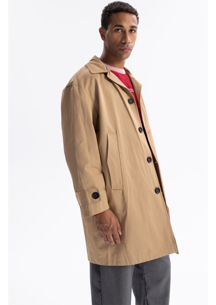 Oversıze Trençkot - Taba fiyatları