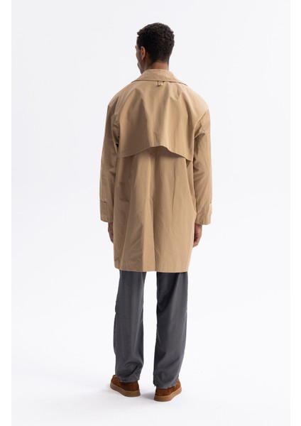 Oversıze Trençkot - Taba fırsatları