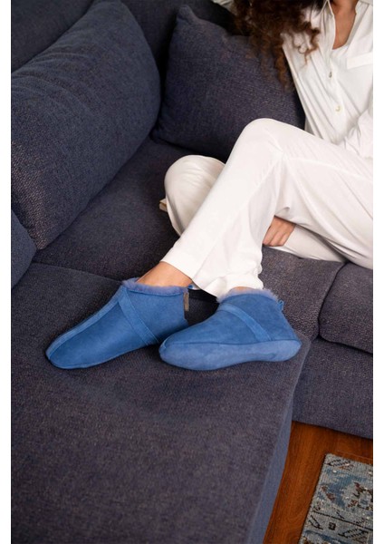 Kürklü Unisex Panduf 191203