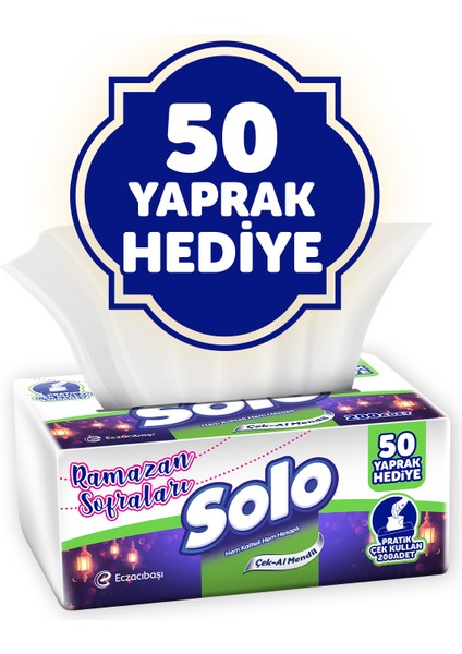 12'li Çek-Al Kağıt Mendil (1800 Yaprak +600 Yaprak Hediye)