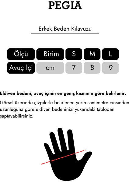 İçi Kürklü Deri Erkek Eldiven 24EL01