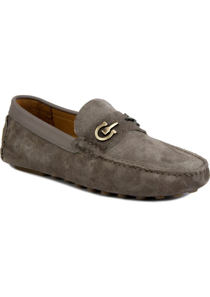 Hakiki Süet Erkek Tokalı Loafer 500909