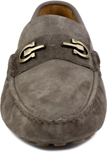 Hakiki Süet Erkek Tokalı Loafer 500909