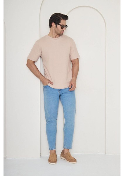 Hakiki Süet Erkek Düz Loafer 500911