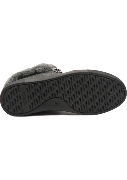 İçi Kürklü Bağcıklı Kadın Sneaker 191350