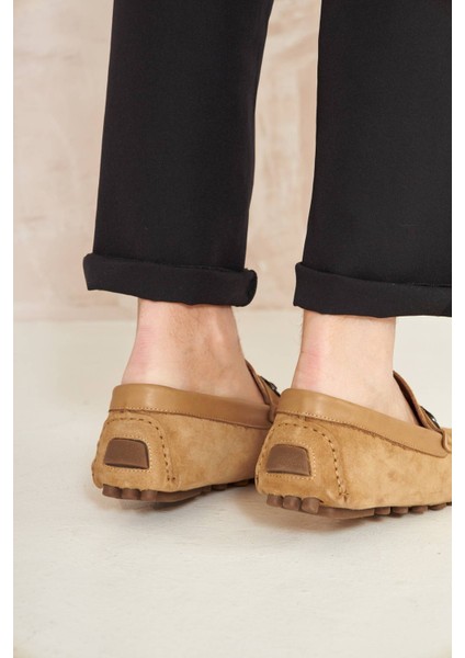 Hakiki Süet Erkek Tokalı Loafer 500909