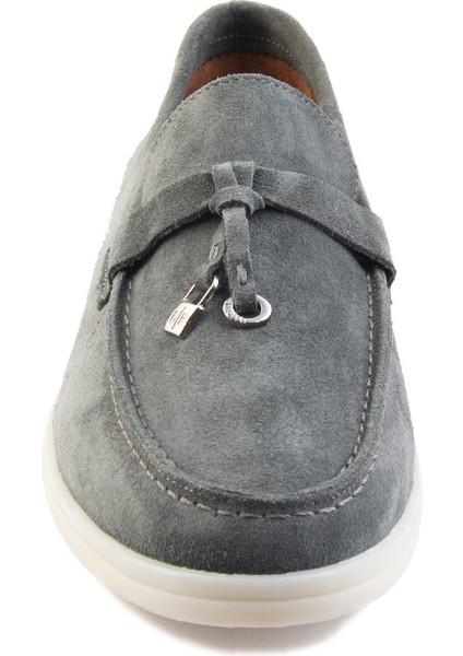 Hakiki Süet Erkek Tokalı Loafer 500910