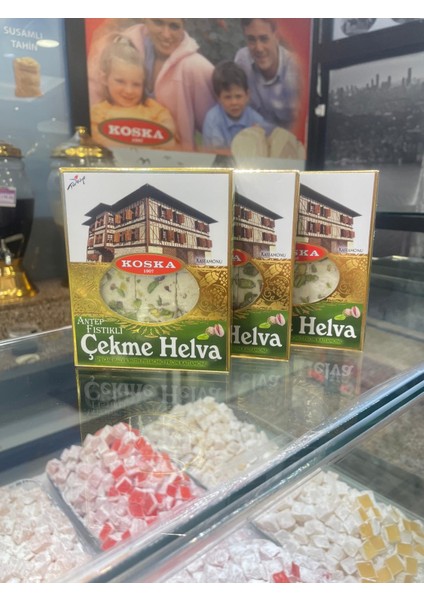 Fıstıklı Çekme Helvası 120 gr Koli 12 Adet modelleri