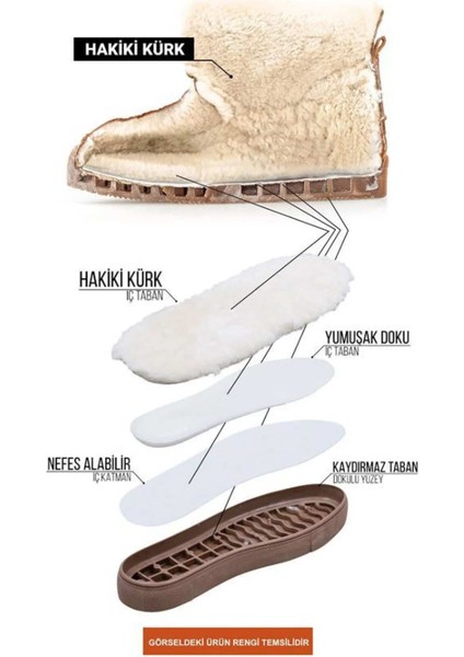 Kürklü Bayan Sneaker Bot 365050