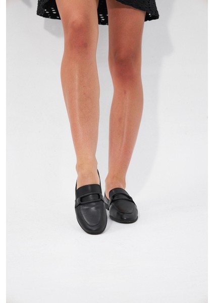 Kadın Deri Loafer Ayakkabı DG6003
