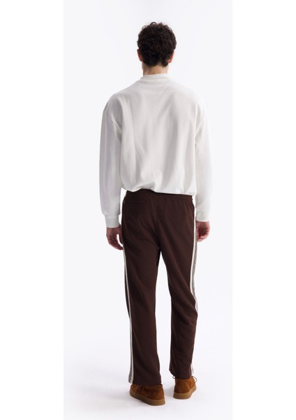 Şeritli Eşofman Altı - Kahverengi fırsatları