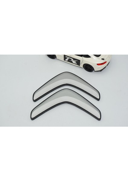 Citroen C3 C4 C5 C6 Gri Siyah Abs Bagaj Logo Arma