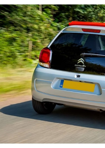 Citroen C3 C4 C5 C6 Gri Siyah Abs Bagaj Logo Arma