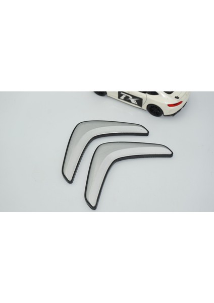 Citroen C3 C4 C5 C6 Gri Siyah Abs Bagaj Logo Arma