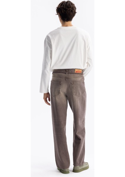 Kemerli Baggy Jean - Kahverengi fırsatları