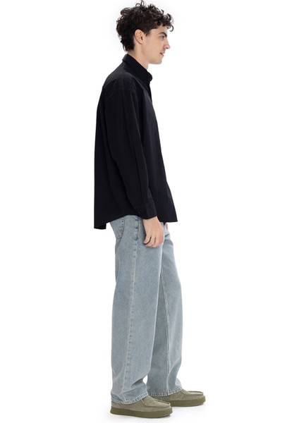 Poplin Gömlek - Siyah fırsatları