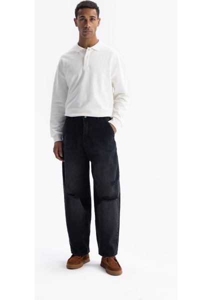 Baggy Fıt Jean - Siyah fiyatları