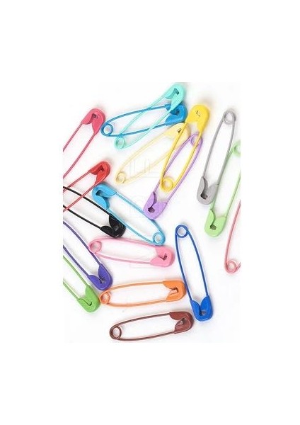 Renkli Çengelli Iğne 50 Adet