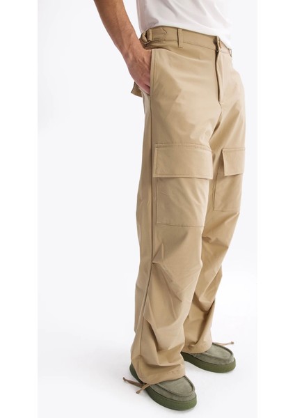 Paraşüt Kargo Pantolon - Bej