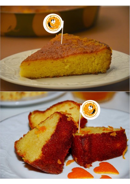 Portakal Baskılı Ikramlık, Sunumluk, Tatlı Üstü, Çay ve Kahve Yanı, Özel Gün, Davet, Etkinlik ve Organizasyonlar Için Meyve Figürlü Bayrak Kürdan fırsatları