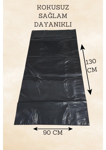 90X130 30 Adet Siyah Büyük Boy Kokusuz Ultra Kalın Ev Nakliye Torbası Eşya Taşıma Poşeti Taşınma Poşeti