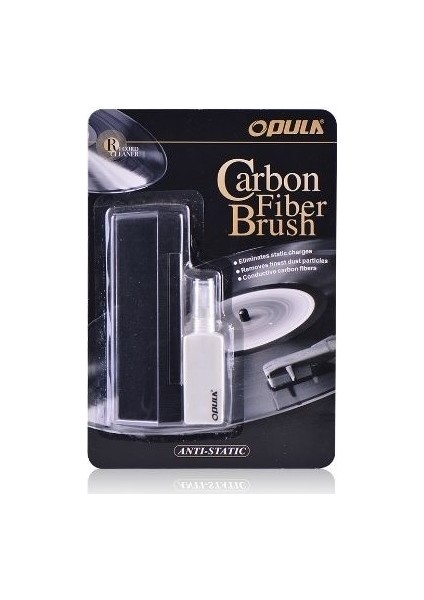 Plak Temizleme Ve Bakım Seti - Antistatik Kadife Fırça + Sprey