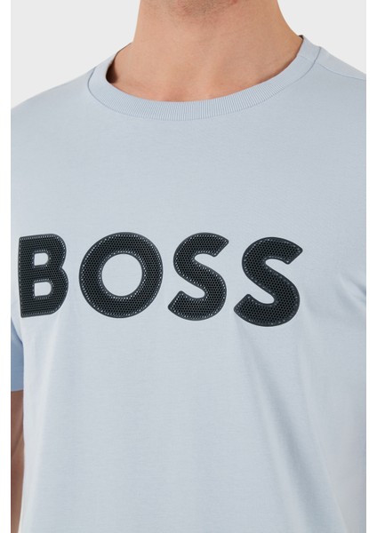 Logolu % 100 Pamuk Regular Fit Bisiklet Yaka T Shirt Erkek T Shirt 50512866 527 indirimleri