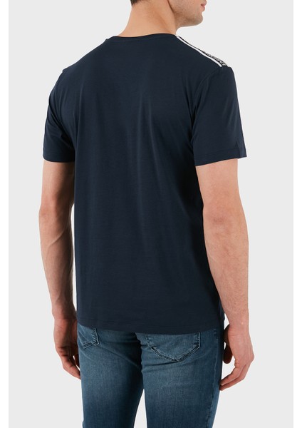 Streç Pamuklu Logo Baskılı Regular Fit Bisiklet Yaka T Shirt Erkek T Shirt EM000574 AF12333 UB102 fiyatları