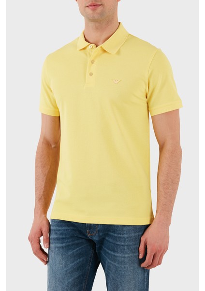 Streç Pamuklu Regular Fit Düğmeli Polo Yaka T Shirt Erkek Polo Yaka T Shirt EM001380 AF12331 U2137
