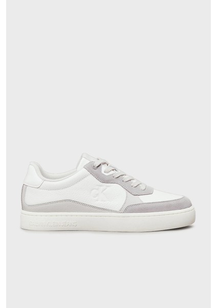 Deri ve Süet Detaylı Sneaker Ayakkabı YM0YM011530IR Erkek Ayakkabı YM0YM01153 0ır