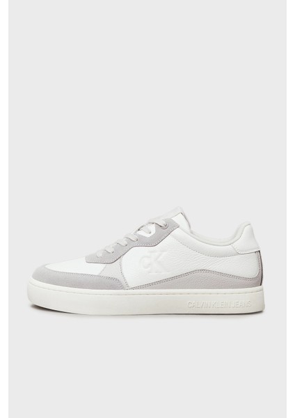 Deri ve Süet Detaylı Sneaker Ayakkabı YM0YM011530IR Erkek Ayakkabı YM0YM01153 0ır