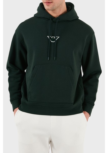 Pamuk Logolu Regular Fit Kapüşonlu Sweat Erkek Sweat 6D1M93 1jtaz 0559 fırsatları