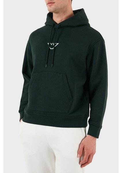Pamuk Logolu Regular Fit Kapüşonlu Sweat Erkek Sweat 6D1M93 1jtaz 0559 indirimleri