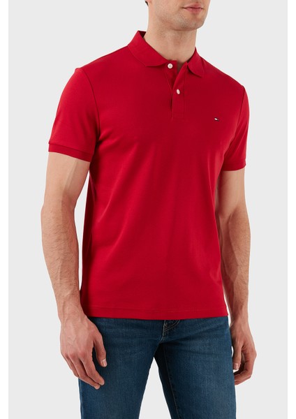 % 100 Pamuk Regular Fit Düğmeli Polo Yaka T Shirt Erkek Polo Yaka T Shirt MW0MW39994 Xld